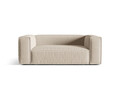 Canapea 2 locuri, Nuria-215, Micadoni Home, 170x110x72 cm, tesatura structurata chenille, bej