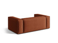 Canapea 2 locuri, Nuria-215, Micadoni Home, 170x110x72 cm, tesatura structurata chenille, caramiziu