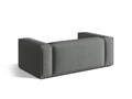 Canapea 2 locuri, Nuria-215, Micadoni Home, 170x110x72 cm, tesatura structurata chenille, gri
