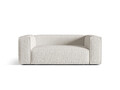 Canapea 2 locuri, Nuria-260, Micadoni Home, 170x110x72 cm, tesatura boucle, gri bej melange