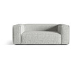 Canapea 2 locuri, Nuria-260, Micadoni Home, 170x110x72 cm, tesatura boucle, argintiu