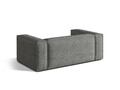 Canapea 2 locuri, Nuria-260, Micadoni Home, 170x110x72 cm, tesatura boucle, grafit