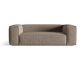 Canapea 3 locuri, Nuria-88, Micadoni Home, 210x110x72 cm, catifea, gri beton