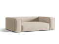 Canapea 3 locuri, Nuria-215, Micadoni Home, 210x110x72 cm, tesatura structurata chenille, bej