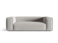 Canapea 3 locuri, Nuria-215, Micadoni Home, 210x110x72 cm, tesatura structurata chenille, gri deschis