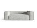 Canapea 3 locuri, Nuria-260, Micadoni Home, 210x110x72 cm, tesatura boucle, argintiu