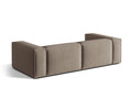 Canapea 4 locuri, Nuria-88, Micadoni Home, 250x110x72 cm, catifea, gri beton