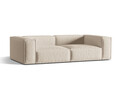 Canapea 4 locuri, Nuria-215, Micadoni Home, 250x110x72 cm, tesatura structurata chenille, bej