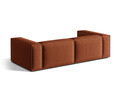Canapea 4 locuri, Nuria-215, Micadoni Home, 250x110x72 cm, tesatura structurata chenille, caramiziu
