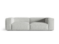 Canapea 4 locuri, Nuria-260, Micadoni Home, 250x110x72 cm, tesatura boucle, argintiu
