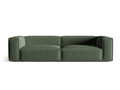Canapea 5 locuri, Nuria-215, Micadoni Home, 290x110x72 cm, tesatura structurata chenille, verde moss