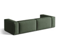 Canapea 5 locuri, Nuria-215, Micadoni Home, 290x110x72 cm, tesatura structurata chenille, verde moss