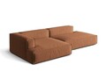 Coltar modular stanga 4 locuri, Nuria-88, Micadoni Home, 312x147x72 cm, catifea, miere