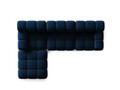 Canapea modulara 4 locuri, Bellis-51, Micadoni Home, 282x188x70 cm, catifea, albastru regal