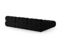 Canapea modulara 4 locuri, Bellis-51, Micadoni Home, 282x188x70 cm, catifea, negru