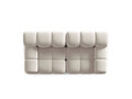 Canapea modulara 2 locuri, Bellis-51, Micadoni Home, 188x94x70 cm, catifea, bej inchis