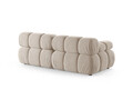 Canapea modulara 2 locuri, Bellis-51, Micadoni Home, 188x94x70 cm, catifea, bej inchis
