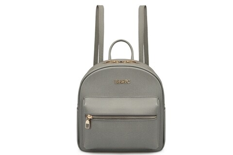 Rucsac Beverly Hills Polo Club, 626, piele ecologica, gri