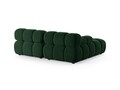 Coltar modular stanga 3 locuri, Bellis-51, Micadoni Home, 188x155x70 cm, catifea, verde bottle