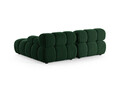 Coltar modular dreapta 3 locuri, Bellis-51, Micadoni Home, 188x155x70 cm, catifea, verde bottle