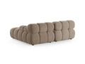 Coltar modular dreapta 3 locuri, Bellis-51, Micadoni Home, 188x155x70 cm, catifea, cappuccino