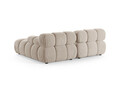 Coltar modular dreapta 3 locuri, Bellis-51, Micadoni Home, 188x155x70 cm, catifea, bej inchis