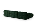 Coltar modular stanga 4 locuri, Bellis-51, Micadoni Home, 282x155x70 cm, catifea, verde bottle