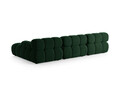 Coltar modular dreapta 4 locuri, Bellis-51, Micadoni Home, 282x155x70 cm, catifea, verde bottle