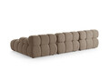 Coltar modular dreapta 4 locuri, Bellis-51, Micadoni Home, 282x155x70 cm, catifea, cappuccino