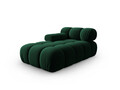 Sezlong living stanga 1 loc, Bellis-51, Micadoni Home, 155x94x70 cm, catifea, verde bottle