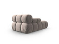 Sezlong living stanga 1 loc, Bellis-51, Micadoni Home, 155x94x70 cm, catifea, cappuccino