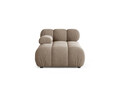 Sezlong living stanga 1 loc, Bellis-51, Micadoni Home, 155x94x70 cm, catifea, cappuccino