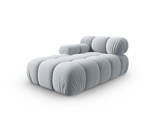 Albastru deschis, Sezlong stanga 155x94x70 cm