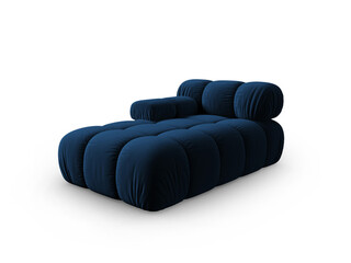 Albastru regal, Sezlong stanga 155x94x70 cm