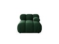 Sezlong living dreapta 1 loc, Bellis-51, Micadoni Home, 155x94x70 cm, catifea, verde bottle