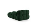Sezlong living dreapta 1 loc, Bellis-51, Micadoni Home, 155x94x70 cm, catifea, verde bottle