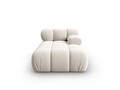 Sezlong living dreapta 1 loc, Bellis-51, Micadoni Home, 155x94x70 cm, catifea, bej inchis
