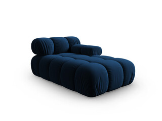 Albastru regal, Sezlong dreapta 155x94x70 cm