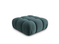 Taburet, Bellis-51, Micadoni Home, 94x94x43 cm, catifea, turcoaz