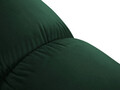 Taburet, Bellis-51, Micadoni Home, 94x94x43 cm, catifea, verde bottle