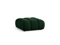 Taburet, Bellis-51, Micadoni Home, 94x94x43 cm, catifea, verde bottle