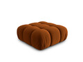 Taburet, Bellis-51, Micadoni Home, 94x94x43 cm, catifea, teracota