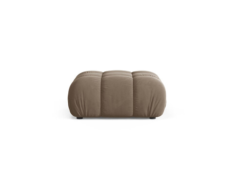 Taburet, Bellis-51, Micadoni Home, 94x94x43 cm, catifea, cappuccino