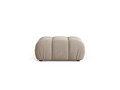 Taburet, Bellis-51, Micadoni Home, 94x94x43 cm, catifea, bej inchis