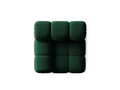 Modul stanga pentru canapea, 1 loc, Bellis-51, Micadoni Home, 94x94x70 cm, catifea, verde bottle