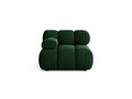 Modul stanga pentru canapea, 1 loc, Bellis-51, Micadoni Home, 94x94x70 cm, catifea, verde bottle