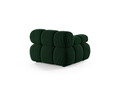 Modul stanga pentru canapea, 1 loc, Bellis-51, Micadoni Home, 94x94x70 cm, catifea, verde bottle