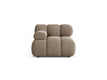 Modul stanga pentru canapea, 1 loc, Bellis-51, Micadoni Home, 94x94x70 cm, catifea, cappuccino