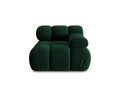 Modul dreapta pentru canapea, 1 loc, Bellis-51, Micadoni Home, 94x94x70 cm, catifea, verde bottle