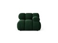 Modul dreapta pentru canapea, 1 loc, Bellis-51, Micadoni Home, 94x94x70 cm, catifea, verde bottle